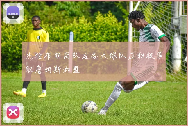 杰伦布朗离队后各大球队应积极争取詹姆斯加盟